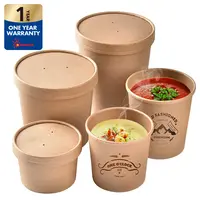 Custom Printed Disposable Hot Soup Bowls