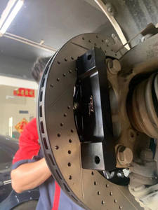 KIT DE PINZAS DE FRENO TEI 355x32mm Rotor Kit grande de freno delantero para VW <span class=keywords><strong>GOLF</strong></span> <span class=keywords><strong>7</strong></span> <span class=keywords><strong>GOLF</strong></span> VII MK7 <span class=keywords><strong>GOLF</strong></span> R 2012-2021 - Product Image 6