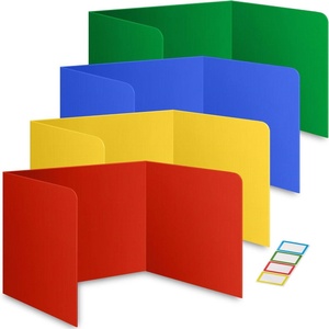 Separadores de Escritorio para Oficina y Escuela de Material PP al por Mayor, Paneles de Privacidad para Estudiantes para Exámenes - Tamaño y Color Personalizables, Corte Disponible - Product Image 1