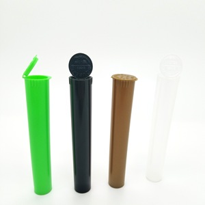 Tube Pop Top Résistant aux Enfants de Source Directe Usine, Tube d'Emballage Pop en Plastique Personnalisé Anti-Éclatement, Tube de Rangement Pop Top Anti-Odeur - Product Image 1