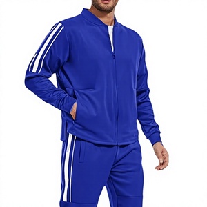 Conjunto Deportivo para Hombre, Chaqueta con Cierre Completo y Pantalones Jogger de Felpa Suave - Product Image 1