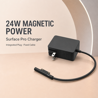 Chargeur de tablette 24W, connexion magnétique, chargeur mural pour Surface RT Pro, adaptateur d'alimentation pour ordinateur portable