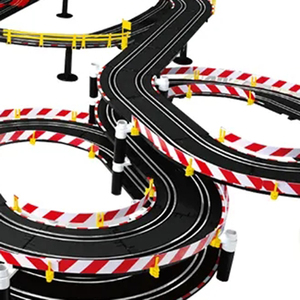 Circuit de course de voitures électriques à grande vitesse avec deux contrôleurs, en plastique, pour enfants (unisexe) - Product Image 5