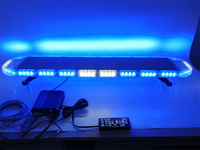 Luces estroboscópicas LED de doble color Golddeer de 126cm, luz de advertencia de peligro de emergencia, barra LED intermitente de seguridad para camión