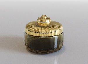 Barattolo di Vetro Satinato di Lusso per Bakhoor con Coperchio e Pompa Spray, Vendita all'Ingrosso |   Contenitore Decorativo per Oud Arabo da 7oz con Stampa Serigrafica, Regalo degli Emirati Arabi Uniti - Product Image 3