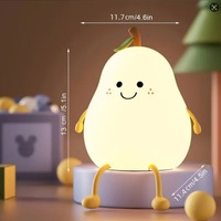 Fourniture d'usine Chambre Drôle USB Charge Soft Pat Light Lampe Poire Portable avec Jambes