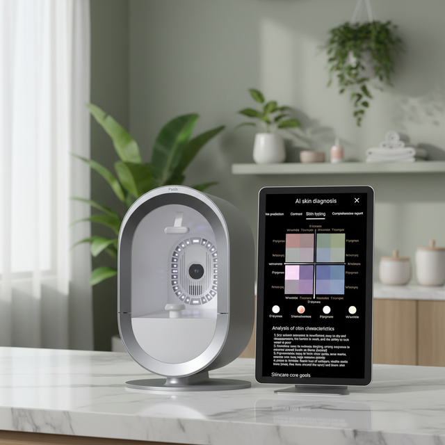 2026 Best-Selling 3D Intelligent AI Skin Analyzer: 1000W Power, 40MP High-Definition Pixels, Full-Face Skin Assessment.