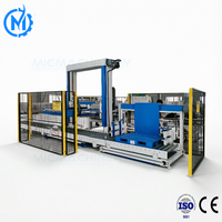 Machine de palettisation semi-automatique pour canettes en PET et aluminium, ligne d'emballage de boîtes en carton avec dispositifs de sécurité