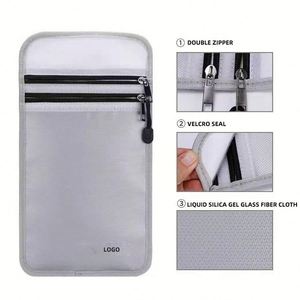 YIHUAIXNG Beautiful Plastic Zipper <b>Bags</b> for <b>Document</b> Storage Water- and Fireproof Business Filing Products for Money - Product Image 4