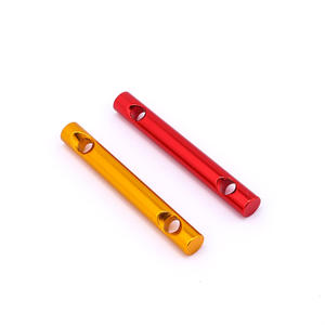 Boucle de corde à vent en alliage d'aluminium pour extérieur, 6x1cm, rouge et noir, petite taille, accessoire de tente pour ajustement et fixation de bâche - Product Image 3