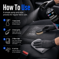 Nettoyant textile automobile Nikeliang OEM 500ml parfum floral dilution 1:1 marque privée spray nettoyant pour tapis et sellerie de voiture
