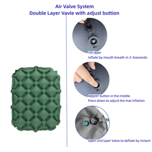 Coussin de siège gonflable d'extérieur, imperméable, en TPU léger, avec pompe intégrée, pour voyage, bureau, camping - Product Image 3