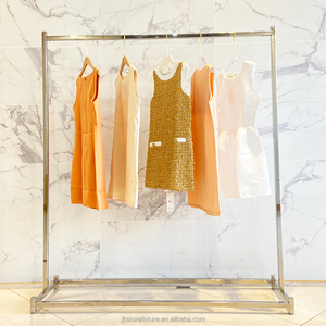 Giá nhà máy bán buôn thiết kế đơn giản bằng thép không gỉ vải hiển thị đứng bán lẻ Rack hiển thị cho các cửa hàng - Product Image 2