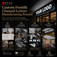 Letrero Publicitario LED Creativo para Interiores/Exteriores con Logotipo Personalizado, Letras Luminosas de Acrílico y Acero Inoxidable Esmerilado para Bares