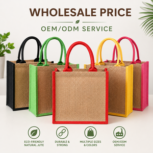 Petits sacs cadeaux en <span class=keywords><strong>jute</strong></span> naturel, fermeture éclair, personnalisables, réutilisables, emballage cadeau, fête, célébration, sacs pour bouteilles <span class=keywords><strong>de</strong></span> vin - Product Image 1