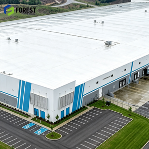 Column Free Pre Engineered Steel Industrial Warehouse <b>Hub</b> Wide Span Industrial Hardware Staging Depot Center - Product Image 1