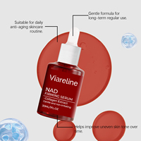 Sérum raffermissant NAD 30ml, extrait de collagène, anti-rides, éclaircissant, hydratant, anti-âge, sérum pour le visage avec vitamine C, estampillage doré