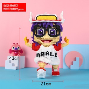 Juego de bloques de construcción de personajes de dibujos animados de Anime, modelo de construcción de alta dificultad de plástico ABS ecológico, juguete educativo de gran tamaño - Product Image 5