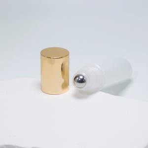 HeLun Luxury Empty 15ml Amber Clear Attar Deodorant Massage Fragrance Perfume Oil Essential Oil Glass Roll on <b>Bottles</b> - Product Image 2