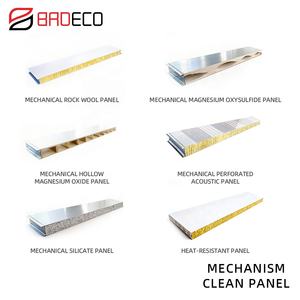 Panneaux muraux en <span class=keywords><strong>laine</strong></span> <span class=keywords><strong>de</strong></span> roche ignifuges à assemblage rapide pour salles blanches, 50 mm, 75 mm, 100 mm, pour usines d'électronique - Product Image 5