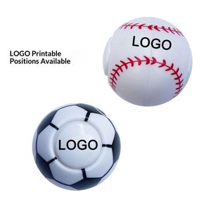 Gyroscope de football, gyroscope de rugby, gyroscope de baseball, gyroscope de tennis, gyroscope sphérique rotatif bleu - Product Image 3
