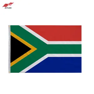 Groothandel 3*5 Ft Zuid-Afrika Grote Vlaggen Decoratie Polyester Waterdichte Zuid-Afrika Vlaggen