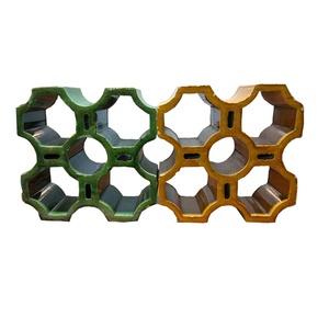 Ladrillo Decorativo Chino Tradicional de Color Esmaltado Antiguo, <span class=keywords><strong>Bloque</strong></span> de Revestimiento de Pared Hueco - Product Image 3