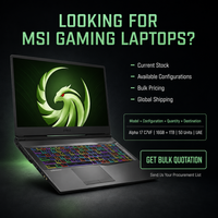 Pour ordinateur portable de jeu MSI Alpha 17 C7VF, Ryzen 9 7945HX, RTX 4060 8 Go, 17,3 pouces QHD 240 Hz, 16 Go, 1 To SSD, ordinateurs portables de jeu neufs