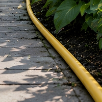 Tuyau plat en PVC jaune flexible pour l'irrigation, diamètre intérieur de 1 à 8 pouces, pression de 10 bars, certifié ISO 9001 pour l'arrosage des jardins