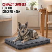 Kitchen Nook Orthopädische Hundematte 58x43cm Kompakte Haustier-Schlafunterlage mit Rutschfester Unterseite