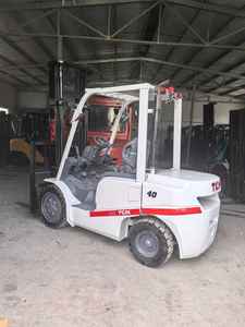 Chariot élévateur TCM 4 T d'occasion, moteur diesel à mât 2 étages de 4 tonnes, faible durée, hauteur de levage de 3000mm, bien entretenu, prêt à fonctionner - Product Image 2