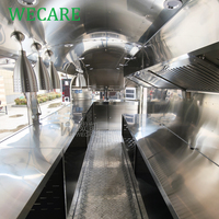 Wecare Camion de restauration mobile 5,8 m entièrement équipé pour café, glaces et autres, avec cuisine complète