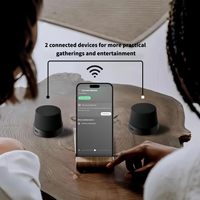 Altavoz Magnético Portátil Inalámbrico BT 5.3 IPX6 a Prueba de Agua para Ducha, con Bajos Potentes, Soporte para Teléfono Celular, para Exteriores, con Batería, Ideal para Regalo