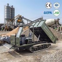 Camion benne sur chenilles de 5 tonnes avec bras d'excavatrice, benne hydraulique, pour l'exploitation minière, la construction de vergers, directement de l'usine