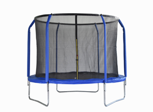 <span class=keywords><strong>Trampoline</strong></span> rond de 3 mètres à 3 pieds avec <span class=keywords><strong>filet</strong></span> de protection coloré en PVC et élastiques en plastique pour enfants, idéal pour l'extérieur - En promotion - Product Image 4