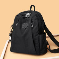 Sac à dos tendance pour femme, sac à dos de marque de créateur en nylon, cartable à double ou simple bandoulière, design convertible