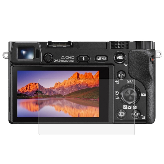 PULUZ for Sony A6000 A5000 A6400 NEX-7 2.5D 9H Camera Screen Protective Glasses Film