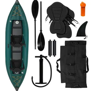 <span class=keywords><strong>Kayak</strong></span> inflable plegable <span class=keywords><strong>de</strong></span> 3-5m, asiento doble o triple, con suelo <span class=keywords><strong>de</strong></span> punto <span class=keywords><strong>de</strong></span> cruz - Product Image 6