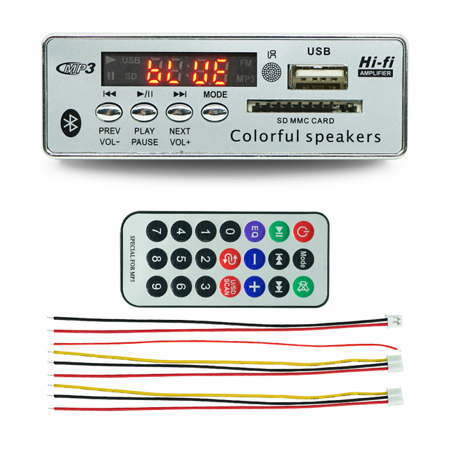 JQ bluetooth 5.3 Audio MP3 Audio Decoder PCB Board DC12V