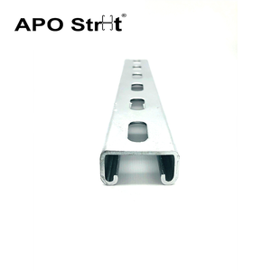 Cheap Curved <strong>Aluminum</strong> <strong>Unistrut</strong> c Channel Profile with Serrated Edge - Product Image 1