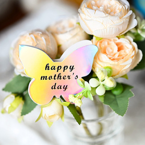 สติกเกอร์โฮโลแกรมแบบกำหนดเอง ปั๊มร้อน ทนรังสียูวี กันน้ำ กระดาษอาร์ต ตัดตามรูป ฟิล์มเลเซอร์ สำหรับติดฉลาก ของขวัญวันเกิด - Product Image 4