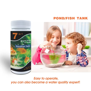 Tiras precisas de prueba de calidad del agua 8 en 1 Kit de prueba de acuario Tiras de prueba de tanque de peces para amoníaco PH Nitrato de alcalinidad total - Product Image 5
