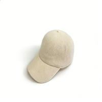 Gorro de Béisbol de Invierno Cálido y Esponjoso de Pelo de Conejo, Color Sólido, Felpa Suave, Estilo Newsboy para Mujer