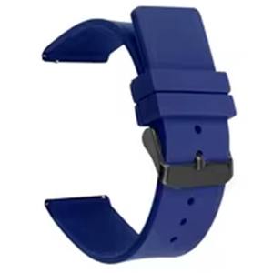 Pour <span class=keywords><strong>Samsung</strong></span> <span class=keywords><strong>Galaxy</strong></span> Watch6 <span class=keywords><strong>Classic</strong></span> 47mm <span class=keywords><strong>Watch4</strong></span> <span class=keywords><strong>40mm</strong></span> Garmin Active 20mm Bracelet de montre avec boucle noire Bracelet en silicone - Product Image 2