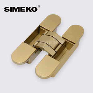 Aleación de zinc Más dirección <span class=keywords><strong>Bisagra</strong></span> oculta ajustable <span class=keywords><strong>Cierre</strong></span> de amortiguador silencioso de 180 °, utilizado en puertas de madera - Product Image 1