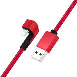 1.5M 2.4A Rapide De Chargement USB 8pin <span class=keywords><strong>Adaptateur</strong></span> Câbles 180 Degrés En Forme de U Jeu je téléphone Câbles pour IP12 - Product Image 4
