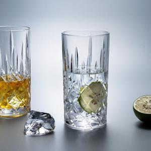 Vaso de <span class=keywords><strong>Whisky</strong></span> de 11 oz con Diseños Grabados, Vaso Highball Transparente de Alta <span class=keywords><strong>Calidad</strong></span> de 11 oz para Jugo y Agua - Product Image 2