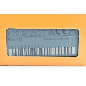 Module d'entrée analogique PLC hautement polyvalent B&R Automation X20 System X20AI2622 X20AI 2622 - Product Image 2