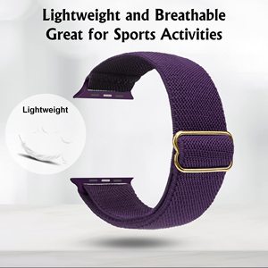 Vente populaire Nylon tressé intelligent et durable de luxe pour femmes Sport Nylon léger et respirant pour la série <span class=keywords><strong>Apple</strong></span> Watch Band - Product Image 4