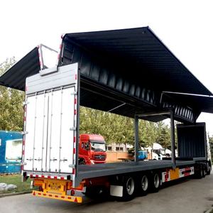 <span class=keywords><strong>Vans</strong></span> Cargo Trailer 40T Charge Utile En Vrac Transport Semi Remorques pour Les Ventes - Product Image 2